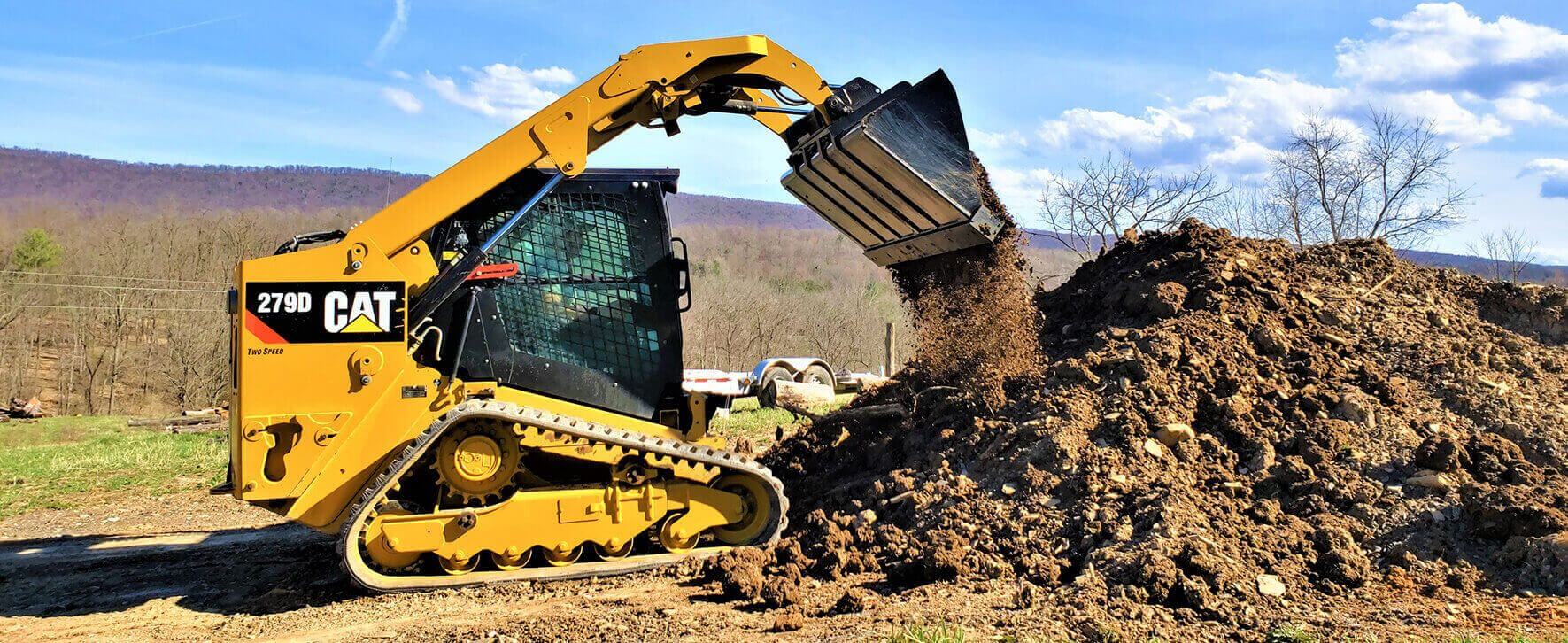 CAT track loader